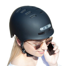 Helm mit LED-Front- und Rücklicht für Erwachsene VELO 22213