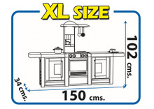 Master Kitchen Electronic XL Spielzeugküche + Zubehör