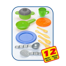 Very Kitchen Spielzeugküche mit Lampe + Zubehör