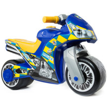Moto Cross Police blaues Aufsitzmotorrad