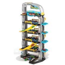 Spielzeugparkplatz „Futuro“ 6 Etagen mit 10 Autos + Wandbehang 22431/WEB2