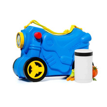 Kinderkoffer Very Smiler Motorradkoffer Blau + Lebensmittel-Thermoskanne 10547/WEB1