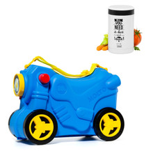 Kinderkoffer Very Smiler Motorradkoffer Blau + Lebensmittel-Thermoskanne 10547/WEB1