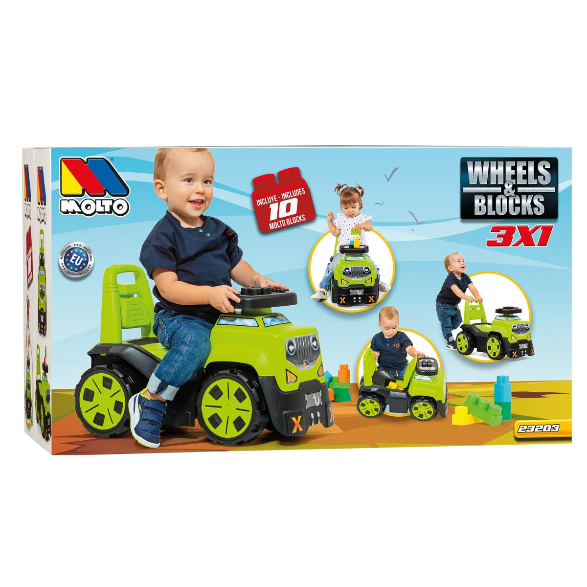 Aufsitz-SUV 3 in 1 + Block-Set 23203