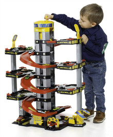 Spielzeugparkplatz 7 Etagen + 10 Autos + Spielteppich 15419/WEB2