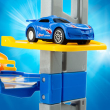 Spielzeugparkplatz mit Looping + Schienen + Zubehör 23405/GR