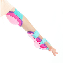 Skating-Schutz, Ellbogenschützer und Handgelenkschützer Pink 23209