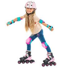Inline-Skates für entwicklungsfähige Kinder Very Pink 23215