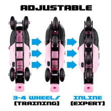 Inline-Skates für entwicklungsfähige Kinder Very Pink 23215