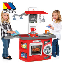 Elektronische Spielzeugküche von Very Kitchen Red + Zubehör 13153/WEB2
