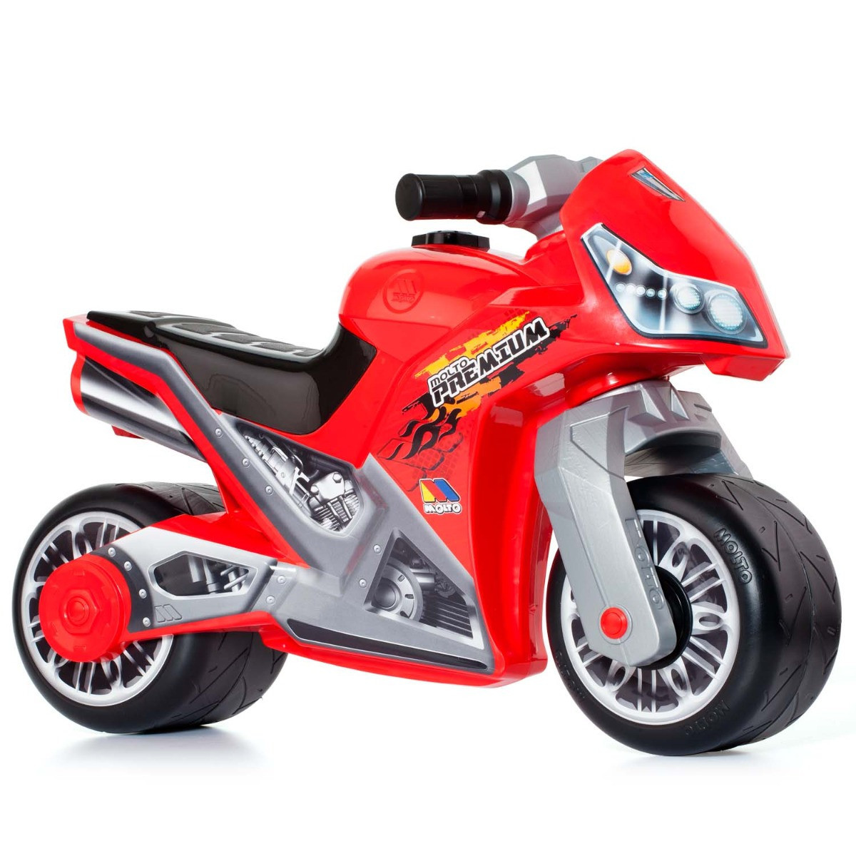 Moto Cross Premium Kindermotorrad + blauer Helm MLT 12221/WEB2
