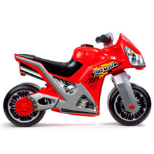 Moto Cross Premium Kindermotorrad + blauer Helm MLT 12221/WEB2