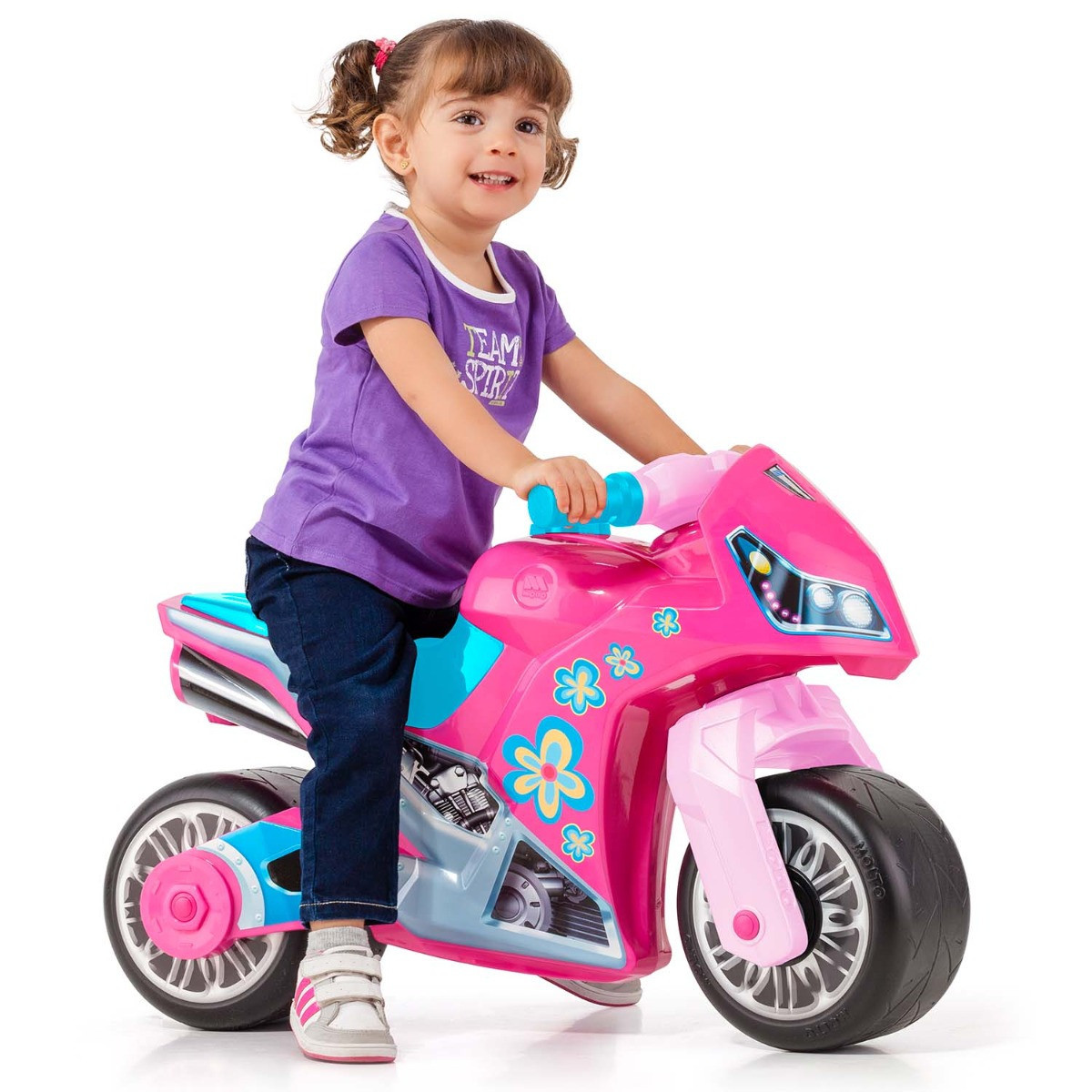 Very Cross Premium Pink Rennmotorrad + Pink MLT 12222/WEB1 Helm