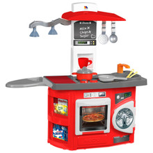 Elektronische Spielzeugküche von Very Kitchen Red + Zubehör 13153/WEBGR