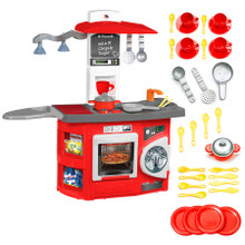Elektronische Spielzeugküche von Very Kitchen Red + Zubehör 13153/WEBGR