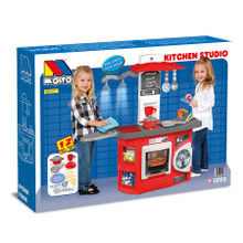 Elektronische Spielzeugküche von Very Kitchen Red + Zubehör 13153/WEBGR