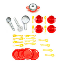 Elektronische Spielzeugküche von Very Kitchen Red + Zubehör 13153/WEBGR