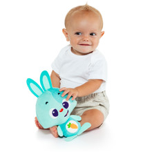 Peluche Bébé Lapin Bleu Molto