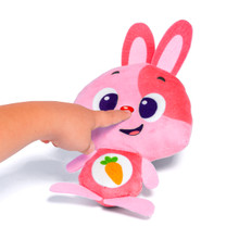 Peluche Bébé Lapin Rose Molto