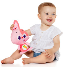 Peluche Bébé Lapin Rose Molto