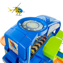 Parcheggio giocattolo "Future" 4 piani con 2 auto incluse Blu