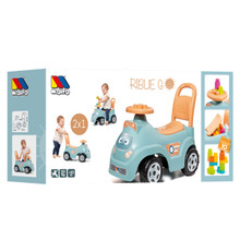 Porteur RIBLIE GO Bleu avec 10 blocs Moltó