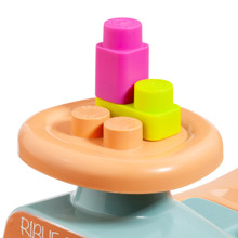 Porteur RIBLIE GO Bleu avec 10 blocs Moltó