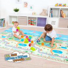 Wendbare XXL-Spielmatte 150x200 cm Gusy Luz Moltó