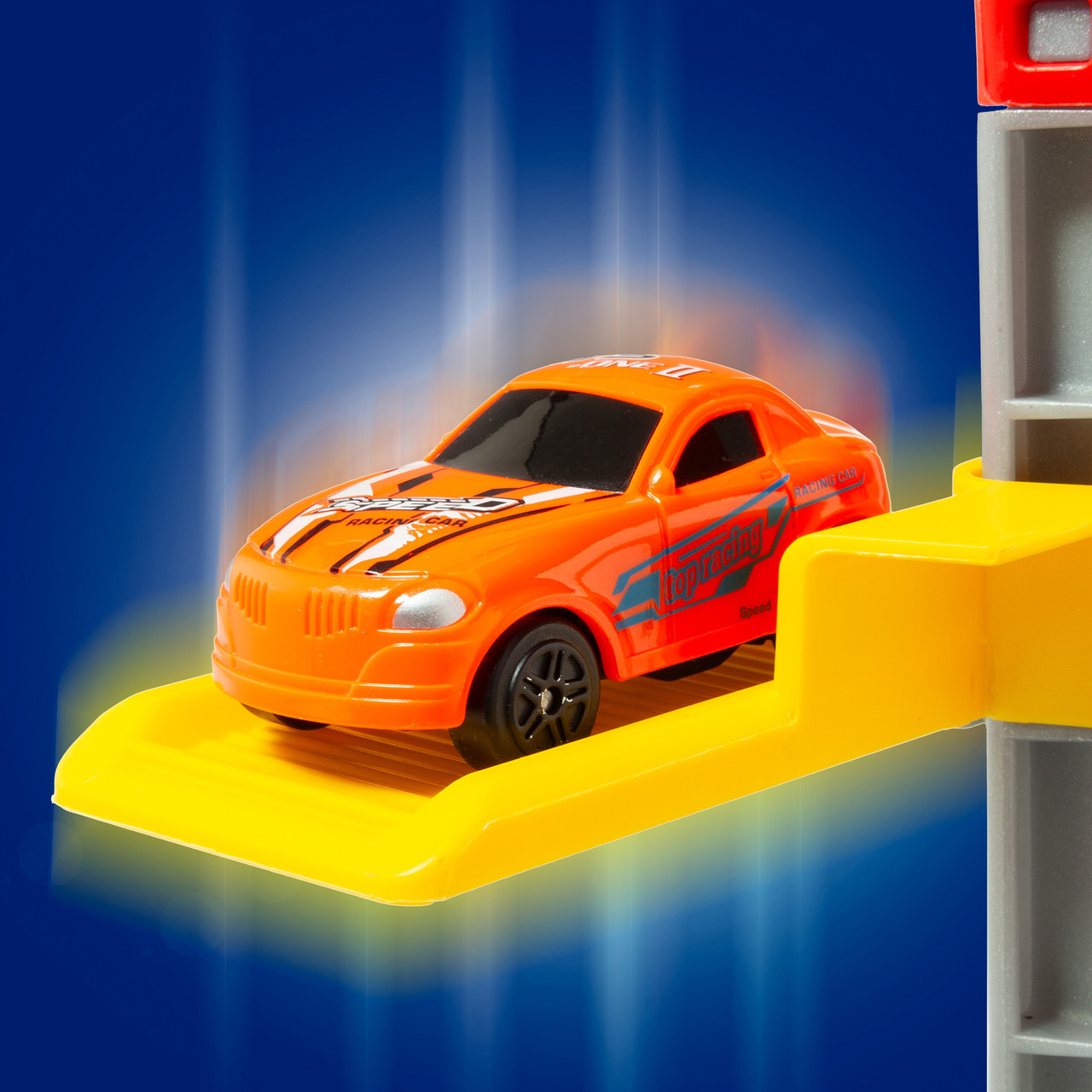 Downtown Spielzeug-Parkhaus mit 2 Etagen + 1 Looping
