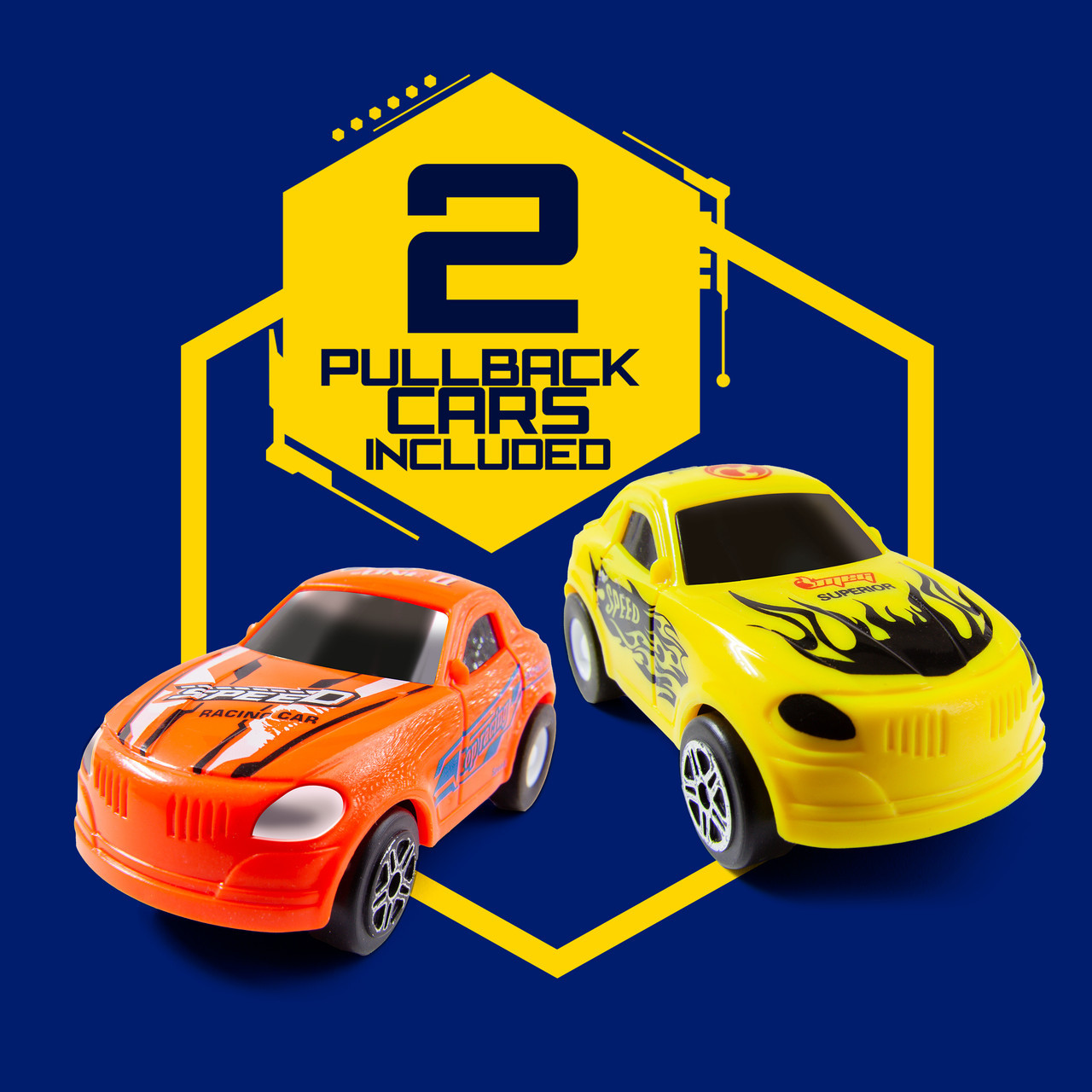 Downtown Spielzeug-Parkhaus mit 2 Etagen + 1 Looping