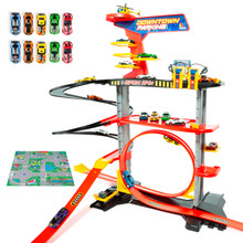 Downtown Spielzeug-Parkhaus mit 2 Etagen und 1 Looping + Zubehör