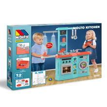 Cucina giocattolo elettronica Studio con luci e 12 accessori