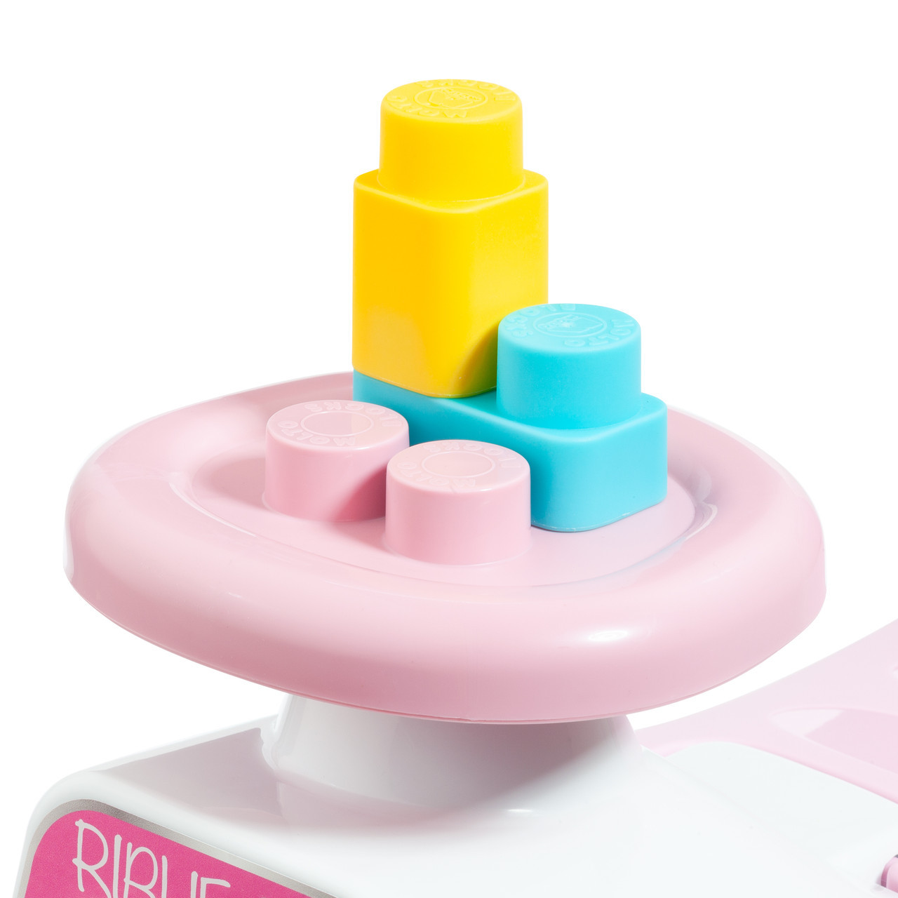 Cavalcabile RIBLIE GO Rosa con 10 blocchi Moltó