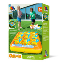 3 en Ligne Jeu de Lancer Gonflable avec 6 Balles