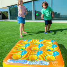 3 en Ligne Jeu de Lancer Gonflable avec 6 Balles