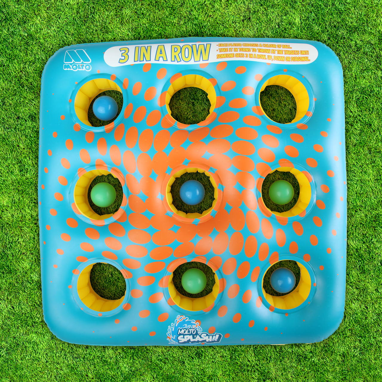 25759_40__77314.1750153107.1280.1280.jpg 3 en Ligne Jeu de Lancer Gonflable avec 6 Balles