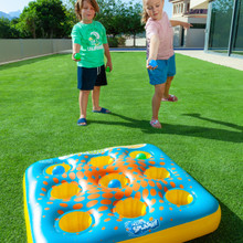 3 en Ligne Jeu de Lancer Gonflable avec 6 Balles