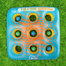 Gioco Gonfiabile di Lancio 3 in Fila con 6 Palline