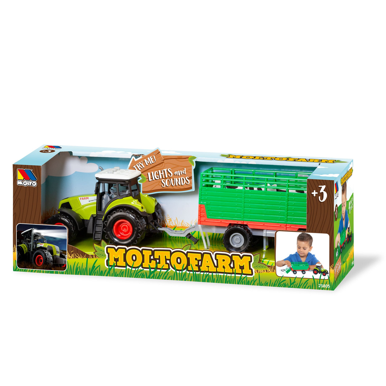 25805_30__32400.1750939174.1280.1280.jpg Tracteur jouet pour enfant avec remorque, lumières et sons