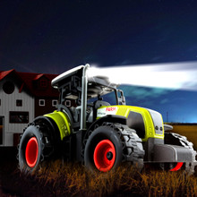 Tracteur jouet pour enfant avec remorque, lumières et sons