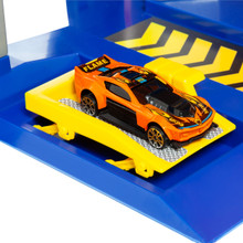Molto Spielzeuggarage Blau 6 Etagen + Zubehör