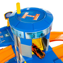 Molto Parcheggio Giocattolo Blu 6 Piani + 10 auto + Tappeto gioco