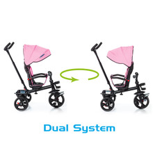 Tricycle évolutif Rose Foldable Molto