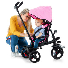 Tricycle évolutif Rose Foldable Molto