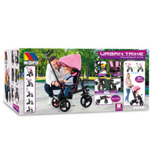 Triciclo Evolutivo Urban Trike Foldable City Moltó Rosa