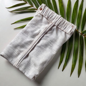 Crafted from organic bamboo fibers and organic cotton, it's silky-smooth, breathable, and eco-friendly. Enjoy the perfect blend of style and conscience with our durable, flattering fit. Experience luxury and sustainability with every wear.