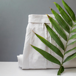 Crafted from organic bamboo fibers and organic cotton, it's silky-smooth, breathable, and eco-friendly. Enjoy the perfect blend of style and conscience with our durable, flattering fit. Experience luxury and sustainability with every wear.