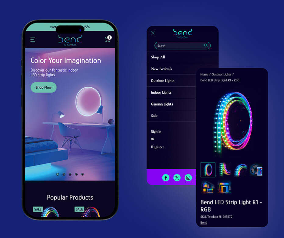 Bend theme variant highlights
