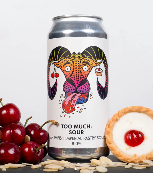 Pastore ~ Too Much Sour ~ Cherry Bakewell Pastry Sour 8% 440ml