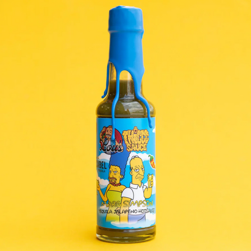 THICCC Sauce X Lous Brews Collab ~ MARG SIMPSON ~ Charred Jalapeno & Tequila Hot Sauce 150ml